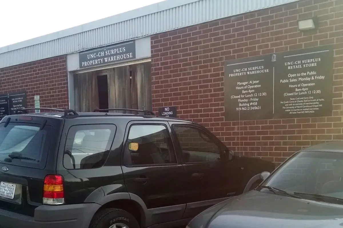 UNC Surplus Store in Chapel Hill, NC